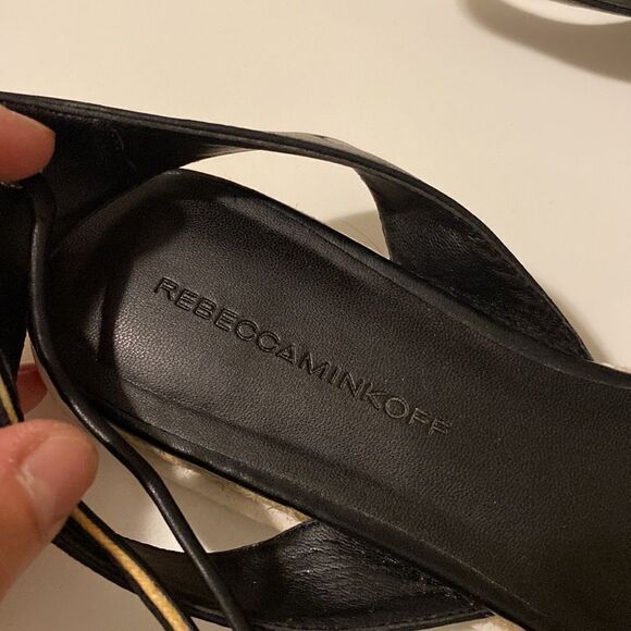 Rebecca Mincoff black sandals. Very good condition. Size 7 - Picture 7 of 9